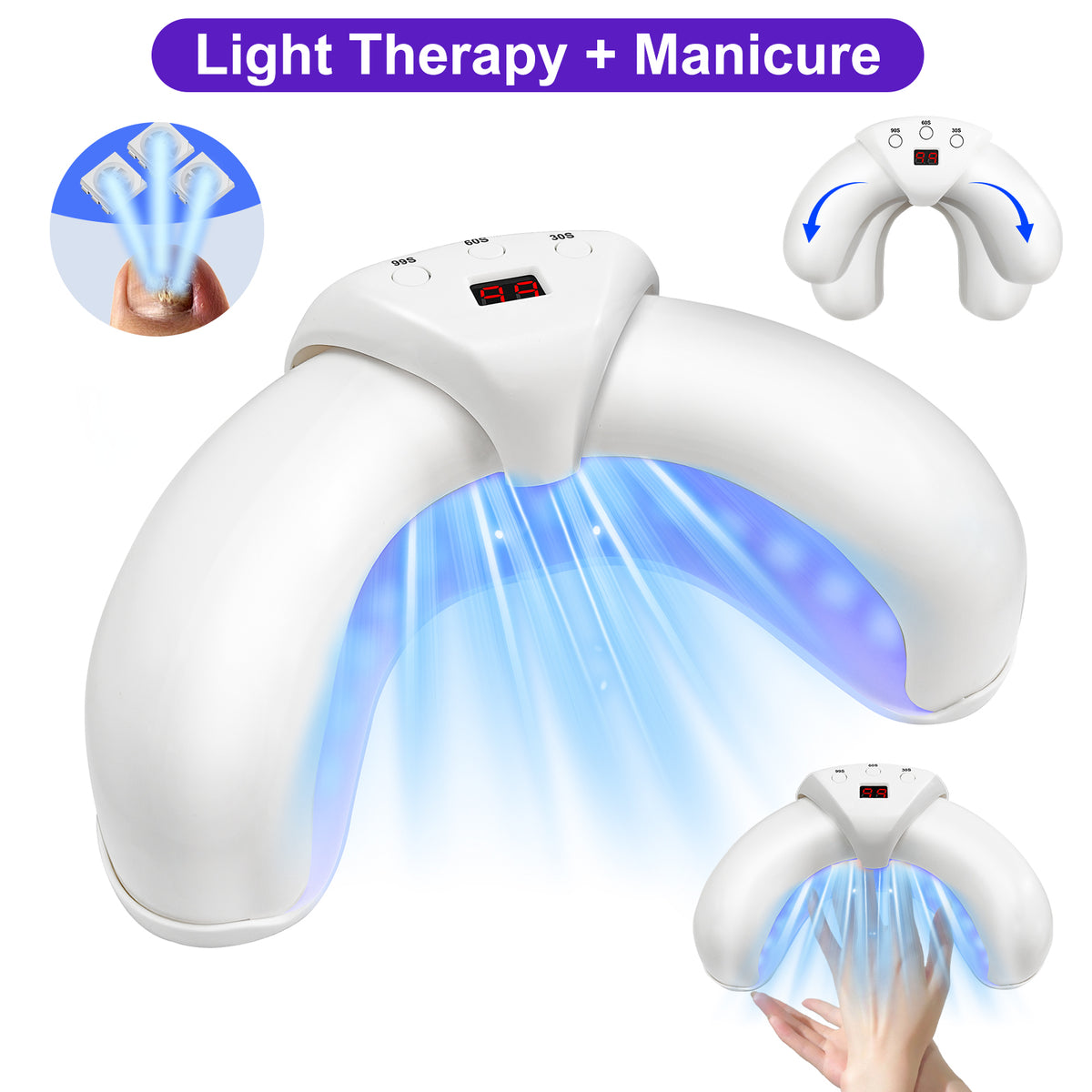 New Nail Fungus Laser Treatment for Toenails and Fingernails Home Use Reliable