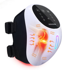 Cordless Knee Massager with 3 Levels Heat and 3 Vibration LED Touch Screen