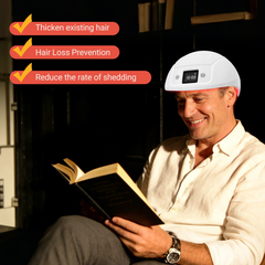 Laser Red Light Therapy for Hair Growth - FDA Cleared Hair Loss, Hair Thinning & Alopecia Treatment for Men & Women - Stimulate Denser Fuller Hair